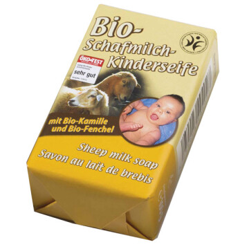 Saling Bio-Kinderseife mit Bio-Kamille und Bio-Fenchel, ohne Parfüm