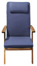 Auflage  für Öko-Deckchair Toulon blau