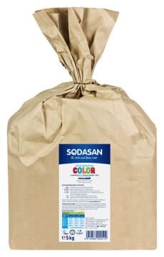 SODASAN Compact-Waschmittel Color Pulver 5 kg Papiersack