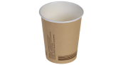 Just Paper Kaffeebecher braun 200ml/8oz, Ø 80 mm Pack (50 Stück)