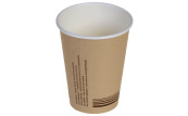 Just Paper Kaffeebecher braun 300ml/12oz, Ø 90 mm Muster (1 Stück)