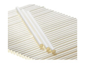 Papierhalme Standard gerade 7 x 200 mm weiß -Pack (150 Stück)