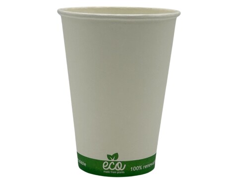 Kaffeebecher mit Bio-Aufdruck 300 ml - 50 Stück Pack (50 Stück)
