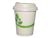 SPARSET Bio Kaffeebecher 200 ml/8oz mit weißem...