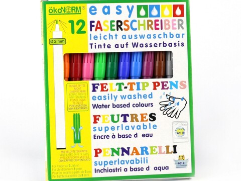ökoNORM easy Faserschreiber 12 Farben