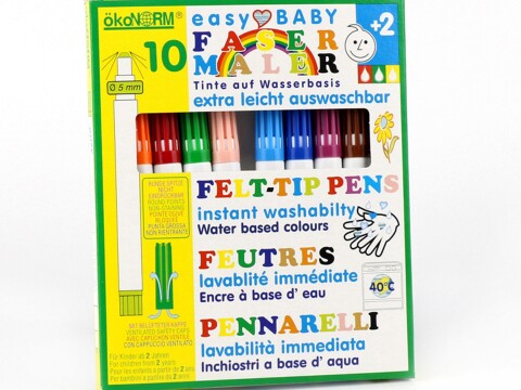 ökoNORM easy Baby Fasermaler 10 Farben