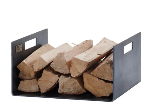 Holzlege cuber aus Stahl 38,5x20x37cm