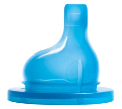 Trinklernflasche von Purakiki aus Edelstahl blau 325 ml